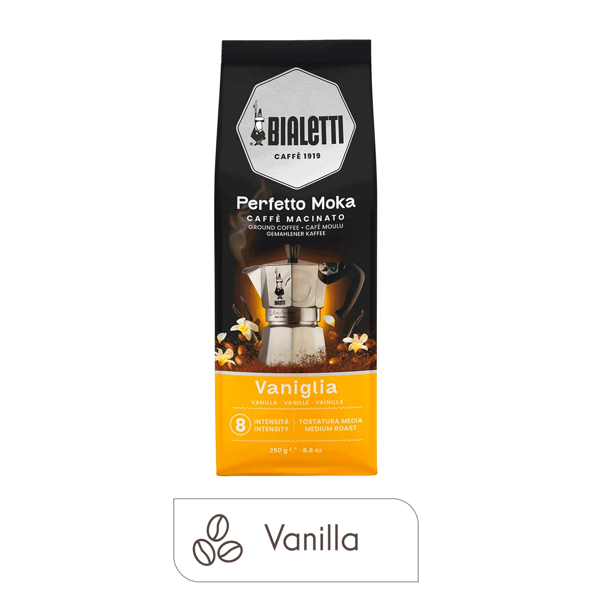 Perfetto Moka Ground Coffee Vanilla