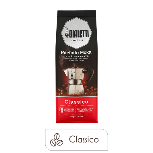 Bialetti Perfetto Moka Classico Ground Coffee, 8.8 oz