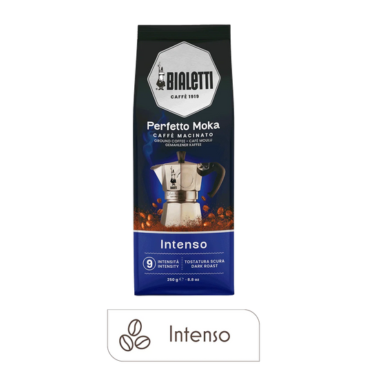Bialetti Perfetto Moka Intenso Ground Coffee, 8.8 oz