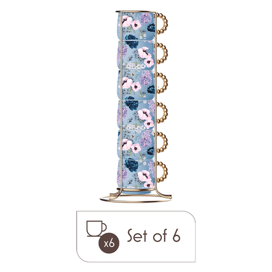 Bridgerton Regency-Inspired Stackable Coffee Cups