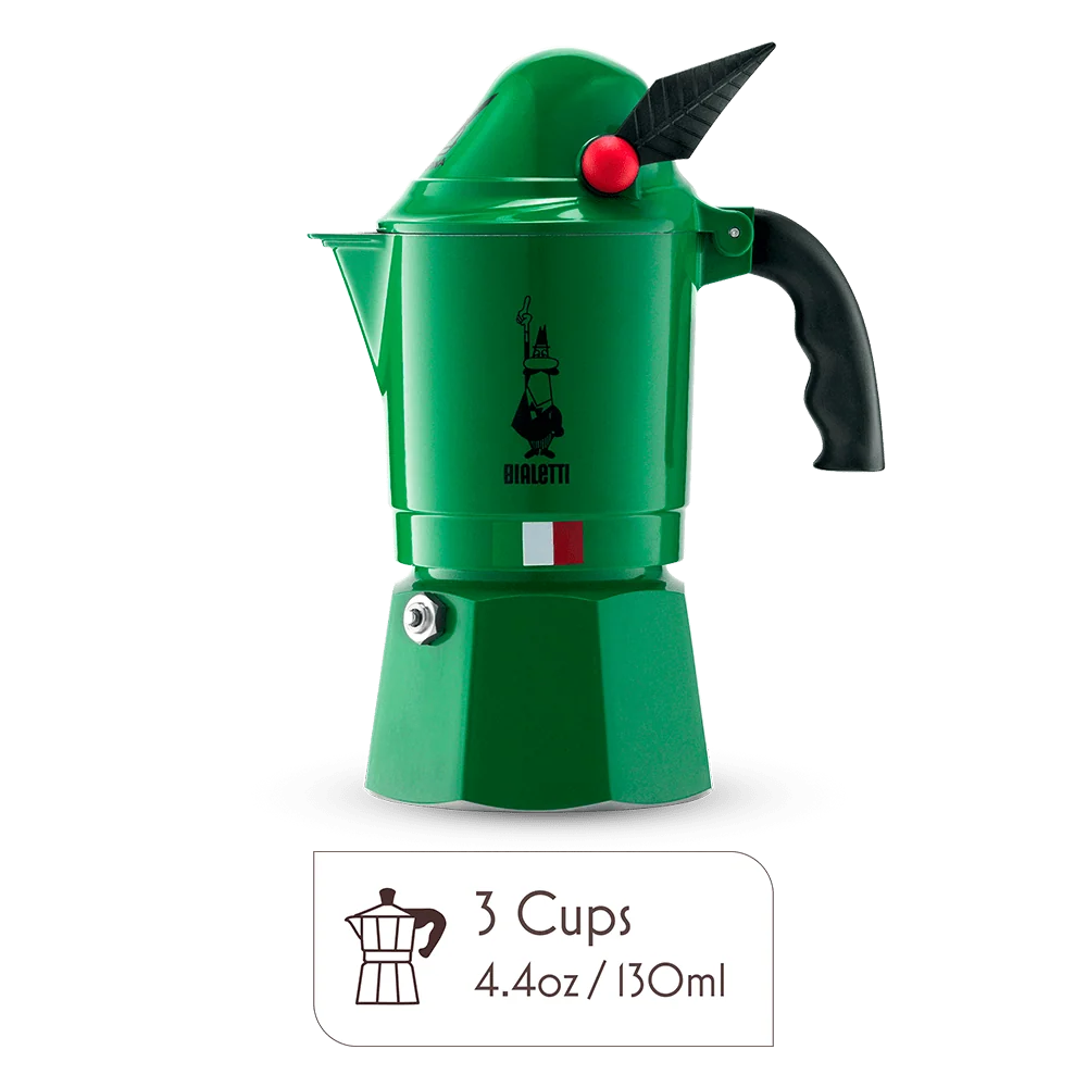 Bialetti Alpina Moka Pot – Italian Stovetop Espresso Maker